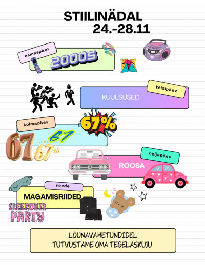 Stiilinädala plakat